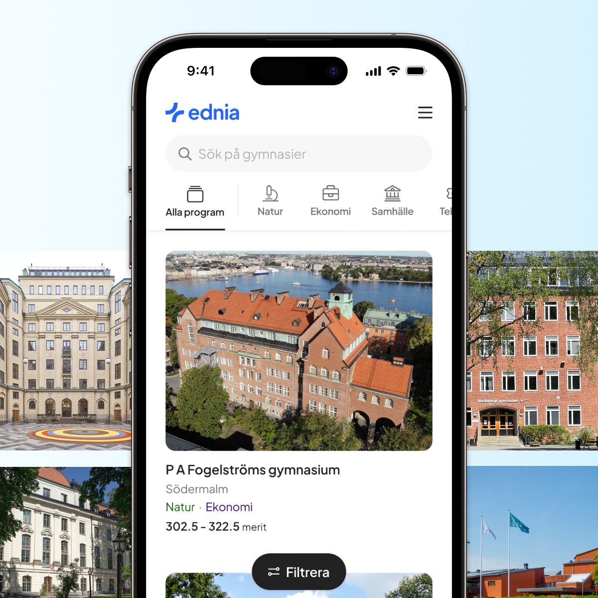 Image for teaser card with title Antagningspoäng och statistik